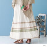 somari imagination配色コットンレースフレアスカート | osharewalker | 詳細画像8 