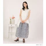 somari imagination花柄シアーバルーンスカート | osharewalker | 詳細画像6 