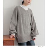 n'OrLABELモヘヤタッチドロップショルダーニット   | osharewalker | 詳細画像15 