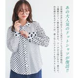 n'OrLABELアシンメトリードット柄シャツ | osharewalker | 詳細画像2 