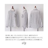 n'OrLABELアシンメトリードット柄シャツ | osharewalker | 詳細画像3 