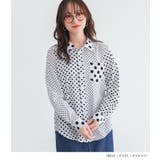 n'OrLABELアシンメトリードット柄シャツ | osharewalker | 詳細画像8 
