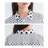 n'OrLABELアシンメトリードット柄シャツ | osharewalker | 詳細画像11 