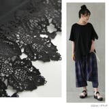 n'OrLABELアシメデザイン配色レースカットソー | osharewalker | 詳細画像6 