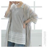 n'OrLABEL配色裾レースタンクトップ | osharewalker | 詳細画像11 