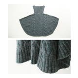 n'OrLABELモヘヤケーブルニットポンチョ | osharewalker | 詳細画像17