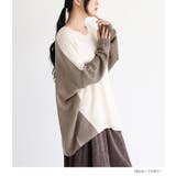 n'OrLABELケーブル袖配色ニット | osharewalker | 詳細画像10
