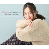 n'OrLABELモヘヤタッチローゲージVネックニット | osharewalker | 詳細画像18