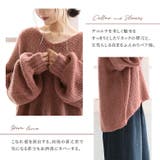 n'OrLABELモヘヤタッチローゲージVネックニット | osharewalker | 詳細画像8
