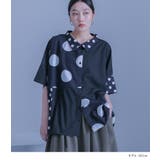 kOhAKUドット切替アシメシャツ | osharewalker | 詳細画像5