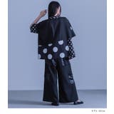 kOhAKUドット切替アシメシャツ | osharewalker | 詳細画像10