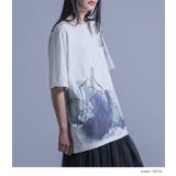 kOhAKU線画×ペイント風Tシャツ | osharewalker | 詳細画像9 