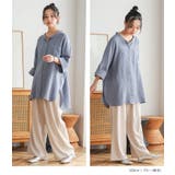 n'OrLABELダブルガーゼバンドカラーシャツ  | osharewalker | 詳細画像10 