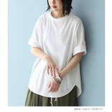 n'OrLABELモックネック×ラウンドヘムTシャツ | osharewalker | 詳細画像2