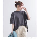 n'OrLABELモックネック×ラウンドヘムTシャツ | osharewalker | 詳細画像10