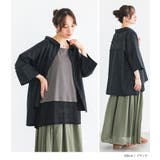 n'OrLABEL配色バックレースドルマンシャツ | osharewalker | 詳細画像10 