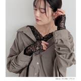 n'OrLABELあったかVネックレースロンT | osharewalker | 詳細画像11 