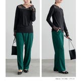 n'OrLABELあったかVネックレースロンT | osharewalker | 詳細画像12 