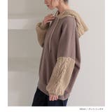 n'OrLABELニットドッキング裏起毛パーカー | osharewalker | 詳細画像11 