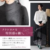 somari imaginationモチーフレーススタンドカラーブラウス | osharewalker | 詳細画像2 