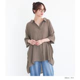 n'OrLABELゆるひら涼スラブロングシャツ | osharewalker | 詳細画像8 