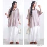 n'OrLABELゆるひら涼スラブロングシャツ | osharewalker | 詳細画像11 