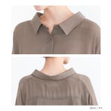 n'OrLABELゆるひら涼スラブロングシャツ | osharewalker | 詳細画像16 