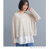 n'OrLABEL風合いスラブカットソー＆レイヤードタンクセット  | osharewalker | 詳細画像11 