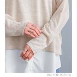 n'OrLABEL風合いスラブカットソー＆レイヤードタンクセット  | osharewalker | 詳細画像17 