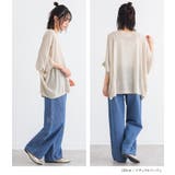 n'OrLABEL変形デザイン半袖風合いスラブニットソー | osharewalker | 詳細画像13 