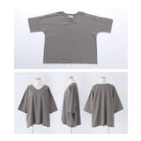 n'OrLABEL汗ジミ防止ゆるっとVネックTシャツ | osharewalker | 詳細画像16 