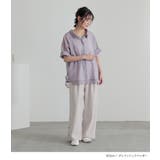 n'OrLABELバックリボン5分袖シアーシャツ | osharewalker | 詳細画像13
