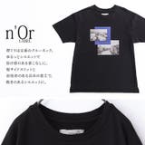 n'OrLABELビッグシルエットフォトグラフィックTシャツ | osharewalker | 詳細画像10