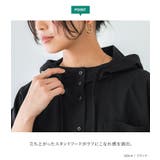 n'OrLABELスタンドフーディー五分袖シャツ | osharewalker | 詳細画像5 