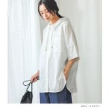 n'OrLABELスタンドフーディー五分袖シャツ | osharewalker | 詳細画像9 