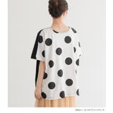 n'OrLABELドット柄×無地前後2wayTシャツ | osharewalker | 詳細画像11 