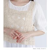 somari imaginationクロシェレースベスト×ブラウスセット | osharewalker | 詳細画像5