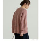 n'OrLABELミックスカラーパフスリーブニット  | osharewalker | 詳細画像16 
