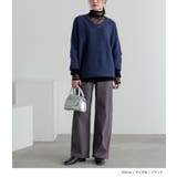 n'OrLABELあったかタートルネックレース切替ロンT | osharewalker | 詳細画像9 