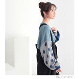 n'OrLABELドット柄ジャカードローゲージニット  | osharewalker | 詳細画像8 