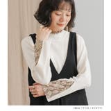 n'OrLABEL袖レース配色リブニット  | osharewalker | 詳細画像7 