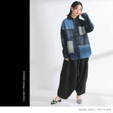 kOhAKUパッチワークコットンデニムシャツ | osharewalker | 詳細画像14