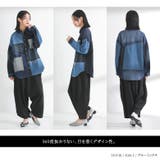 kOhAKUパッチワークコットンデニムシャツ | osharewalker | 詳細画像5