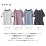 n'OrLABELボーダー柄リンガーTシャツ | osharewalker | 詳細画像16 