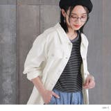 n'OrLABELボーダー柄リンガーTシャツ | osharewalker | 詳細画像8 