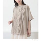 n'OrLABELピンタックバンドカラーブラウス | osharewalker | 詳細画像13 