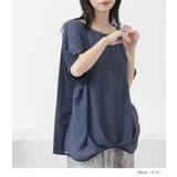 n'OrLABEL冷感×異素材ドルマンドレープトップス | osharewalker | 詳細画像11