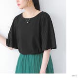 n'OrLABEL異素材フレアスリーブカットソー | osharewalker | 詳細画像10 