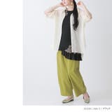 n'OrLABEL異素材MIX風合いレースタンクトップ | osharewalker | 詳細画像3 