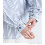 somari imagination花柄刺繍ボリューム袖シャツブラウス | osharewalker | 詳細画像6